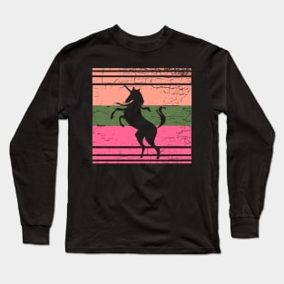 Pink Unicorn Long Sleeve T-Shirt